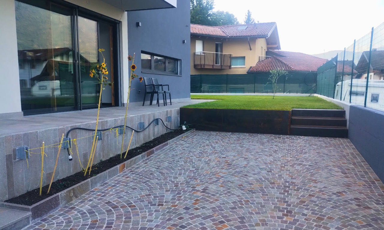 Cordoni in porfido del Trentino