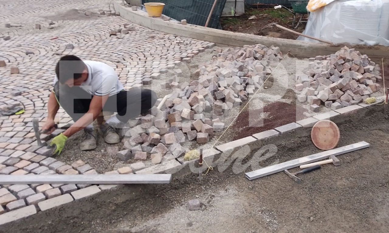 Posa pavimentazione porfido Posa pavimentazione porfido